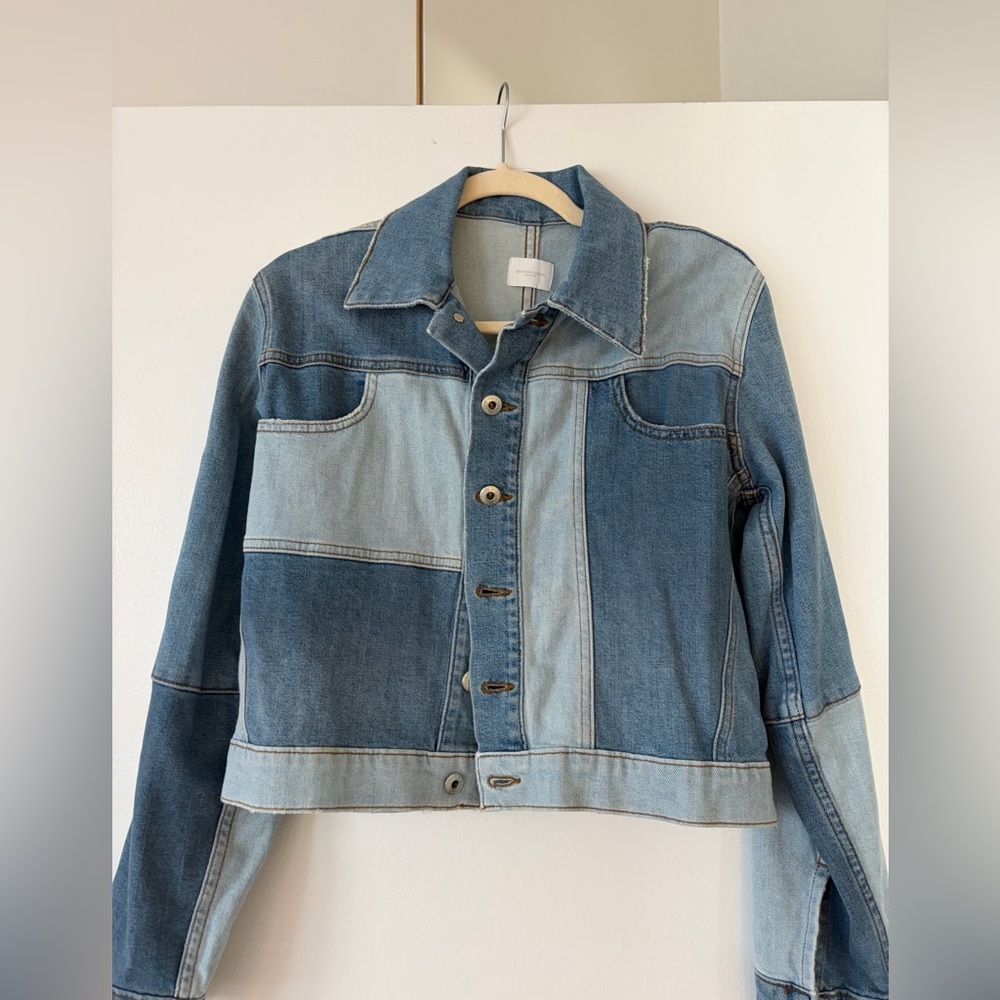 Jonathan Simkhai | Wren Denim Patchwork Jacket (M… - image 1